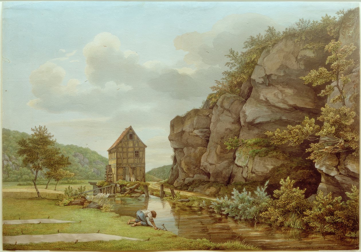 Skärverk nära Eppstein (Lorsbacher Tal) av Carl Morgenstern