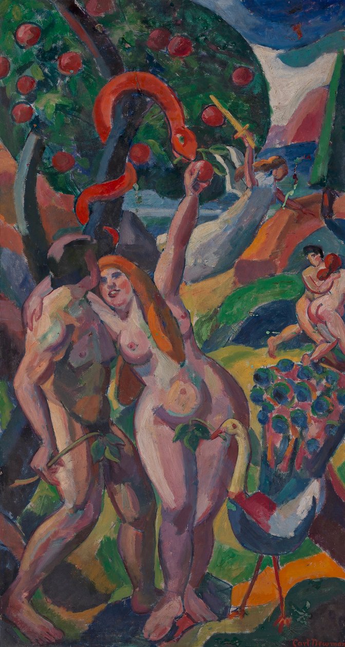 (Adam och Eva) av Carl Newman