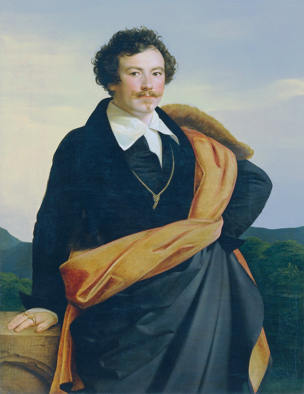 självporträtt av Carl Peter Goebel d. Ä.