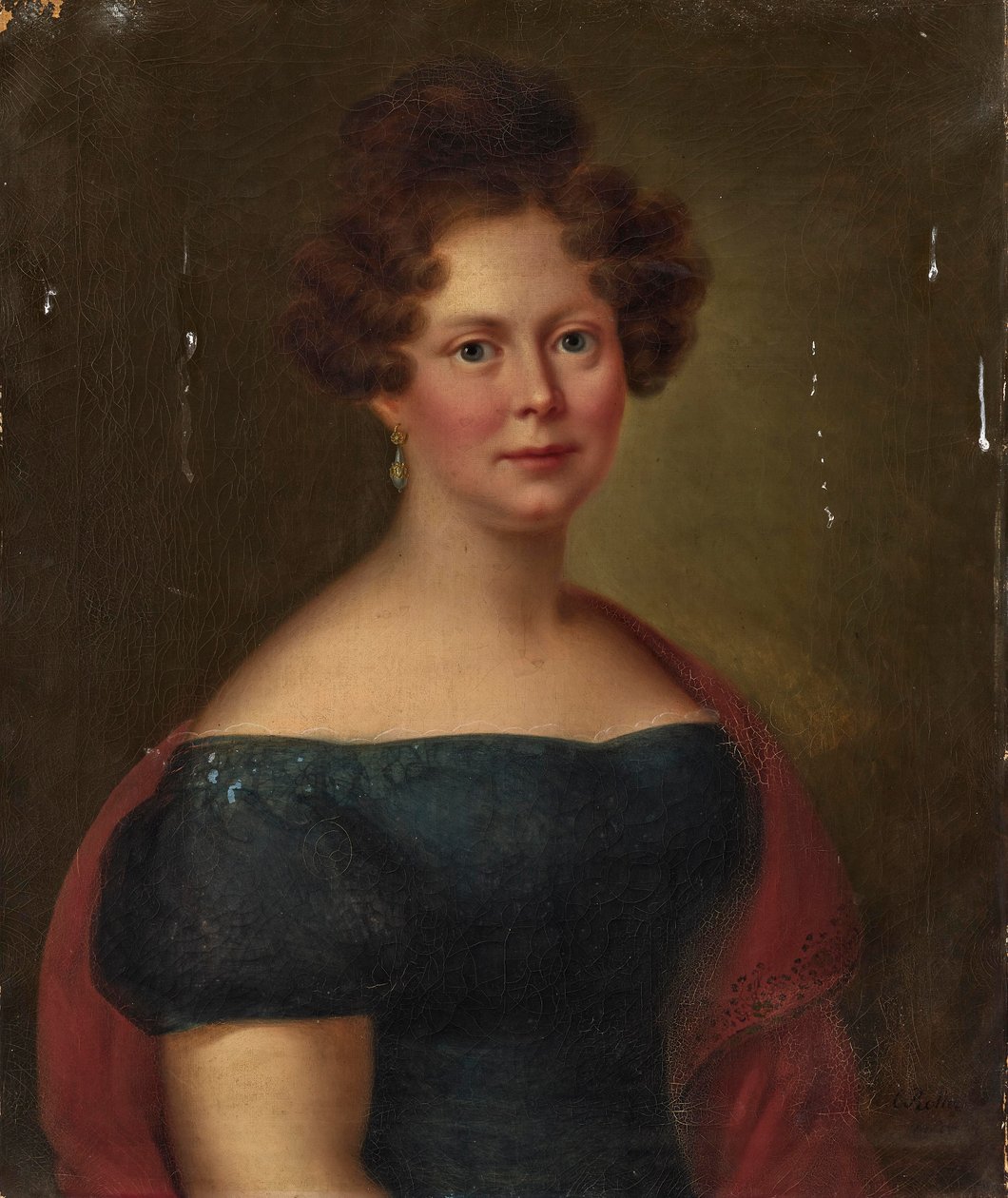 Tyska: Prinsessan Luise von Hohenlohe-Öhringen, prinsessa av Württemberg av Carl Rothe