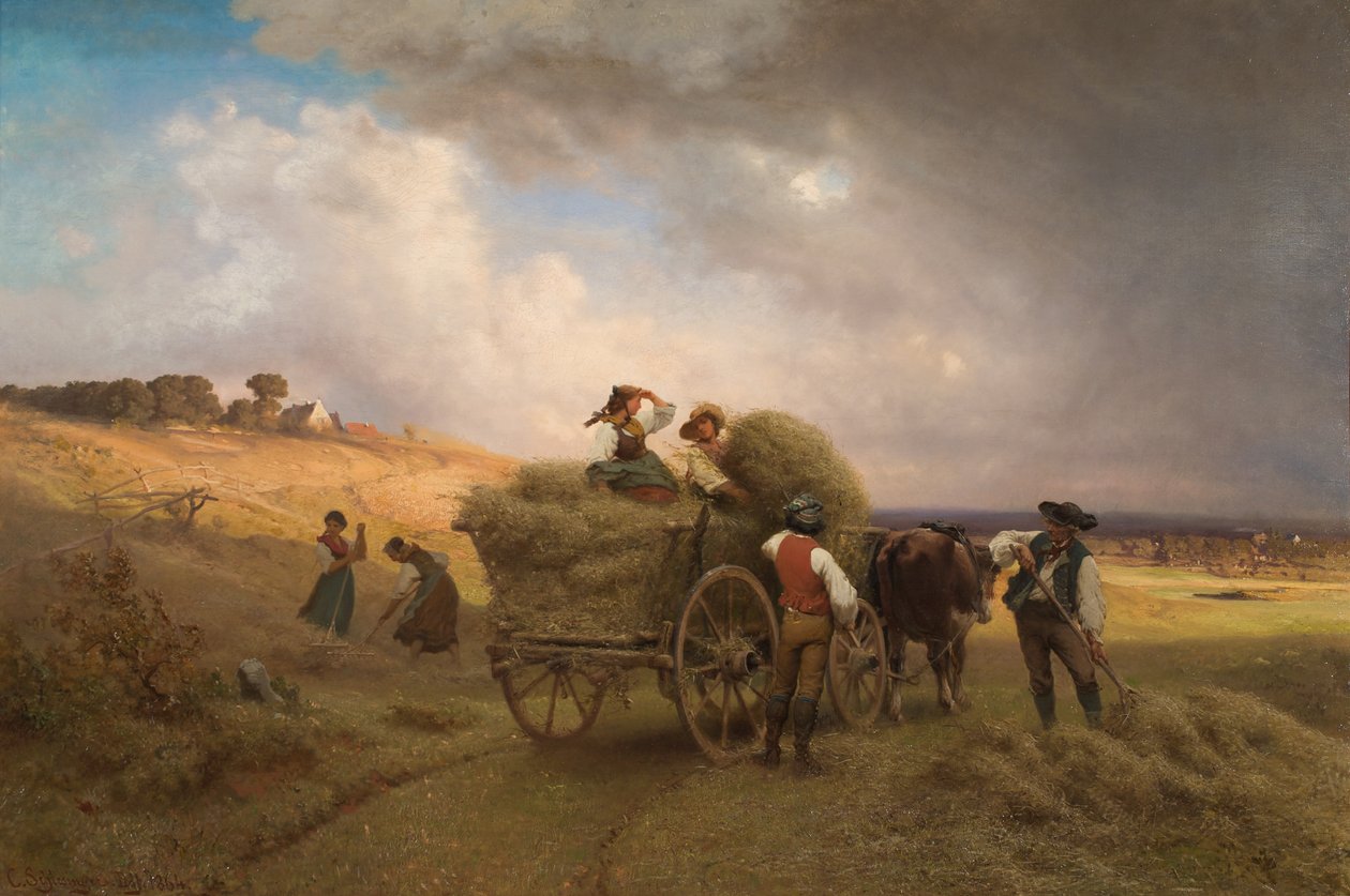 Höuppfart med ett annalkande åskväder av Carl Schlesinger