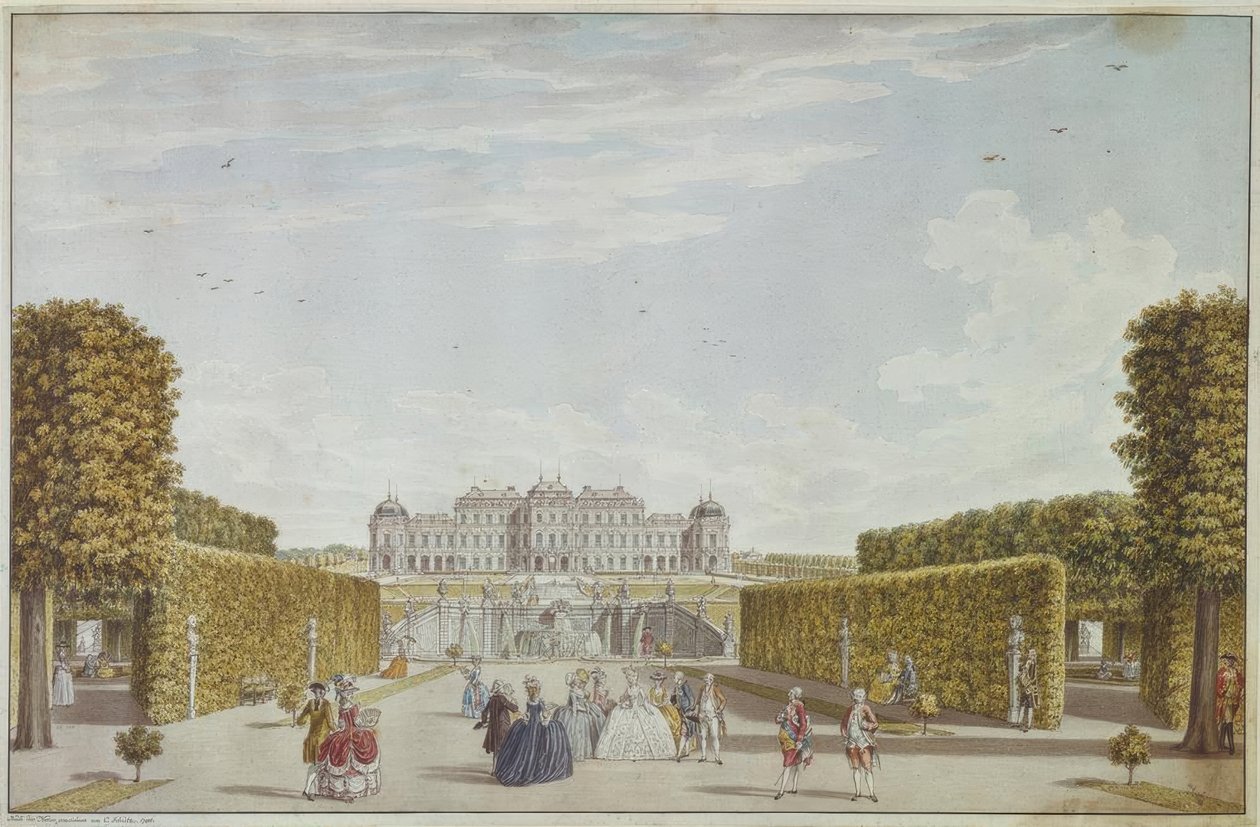 Wien, Upper Belvedere / Schütz av Carl Schütz