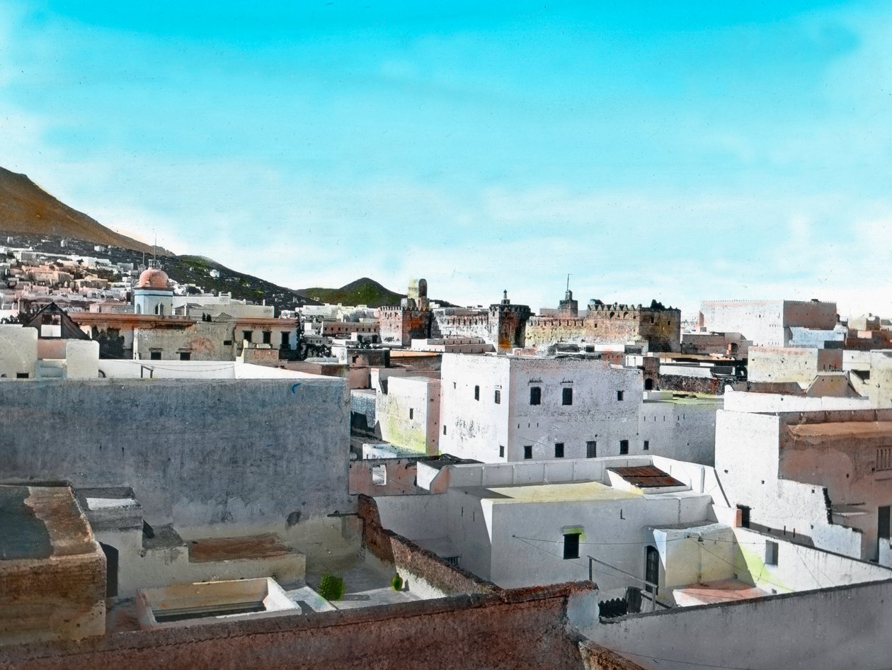 Norra Marocko, Tetouan, bilddatum: ca 1910. Carl Simon-arkivet av Carl Simon