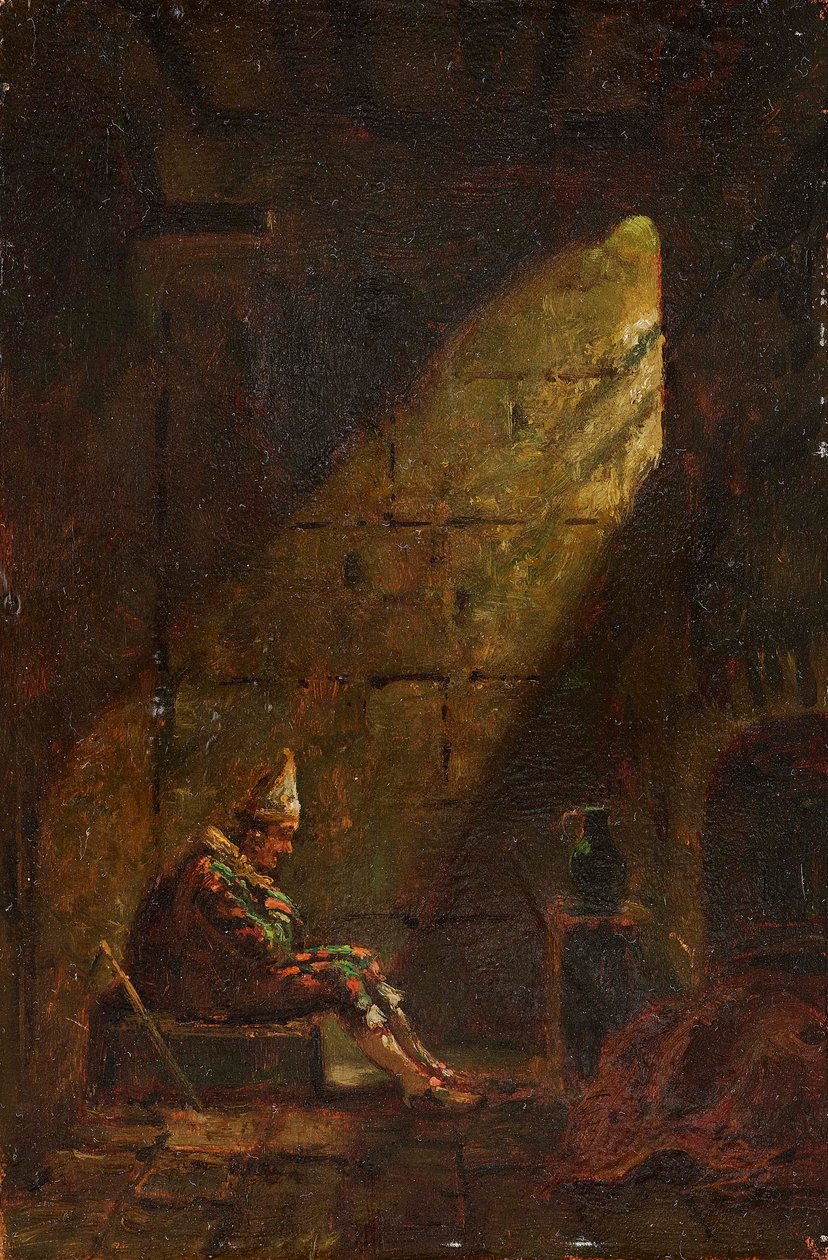 Askonsdag, ca 1860. av Carl Spitzweg