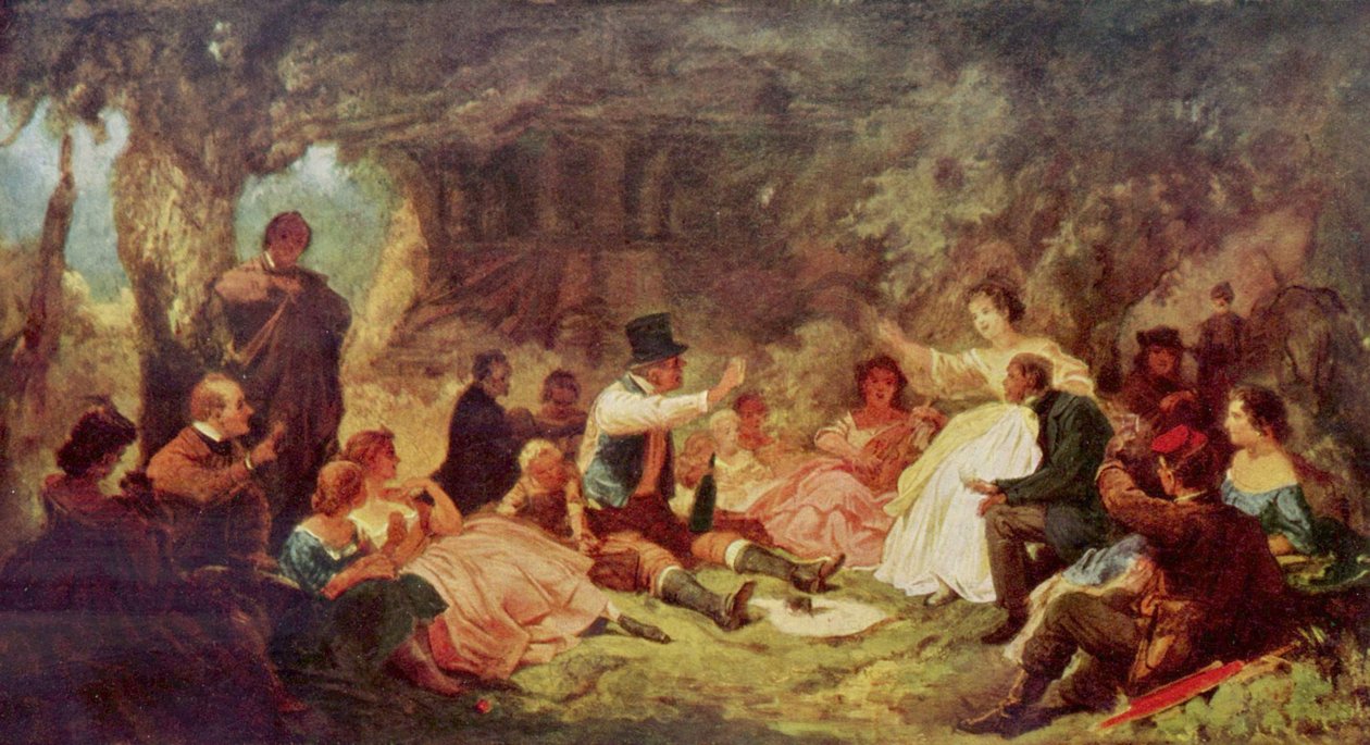 Picknicken av Carl Spitzweg