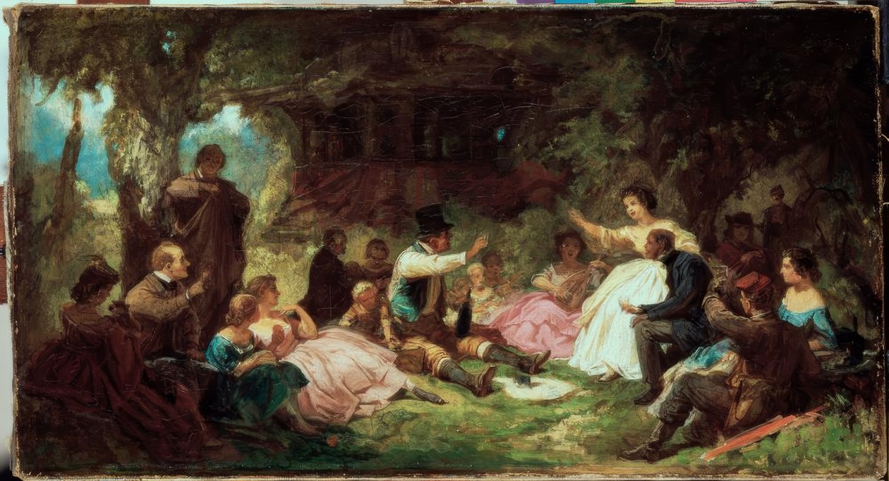 Picknicken av Carl Spitzweg
