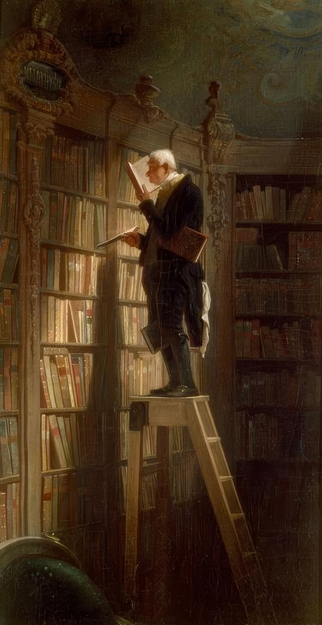 Bokmasken av Carl Spitzweg