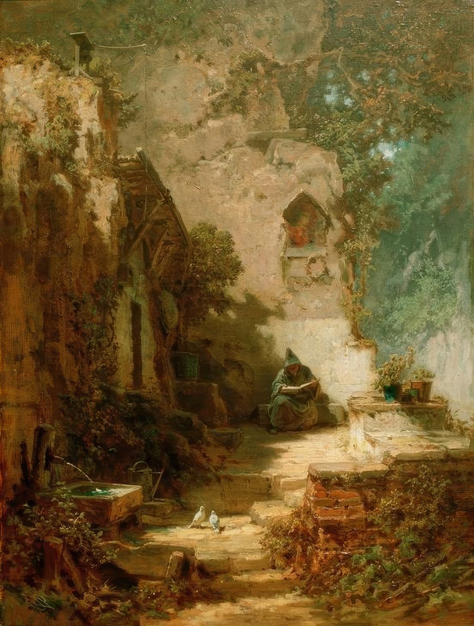 enstöringen av Carl Spitzweg