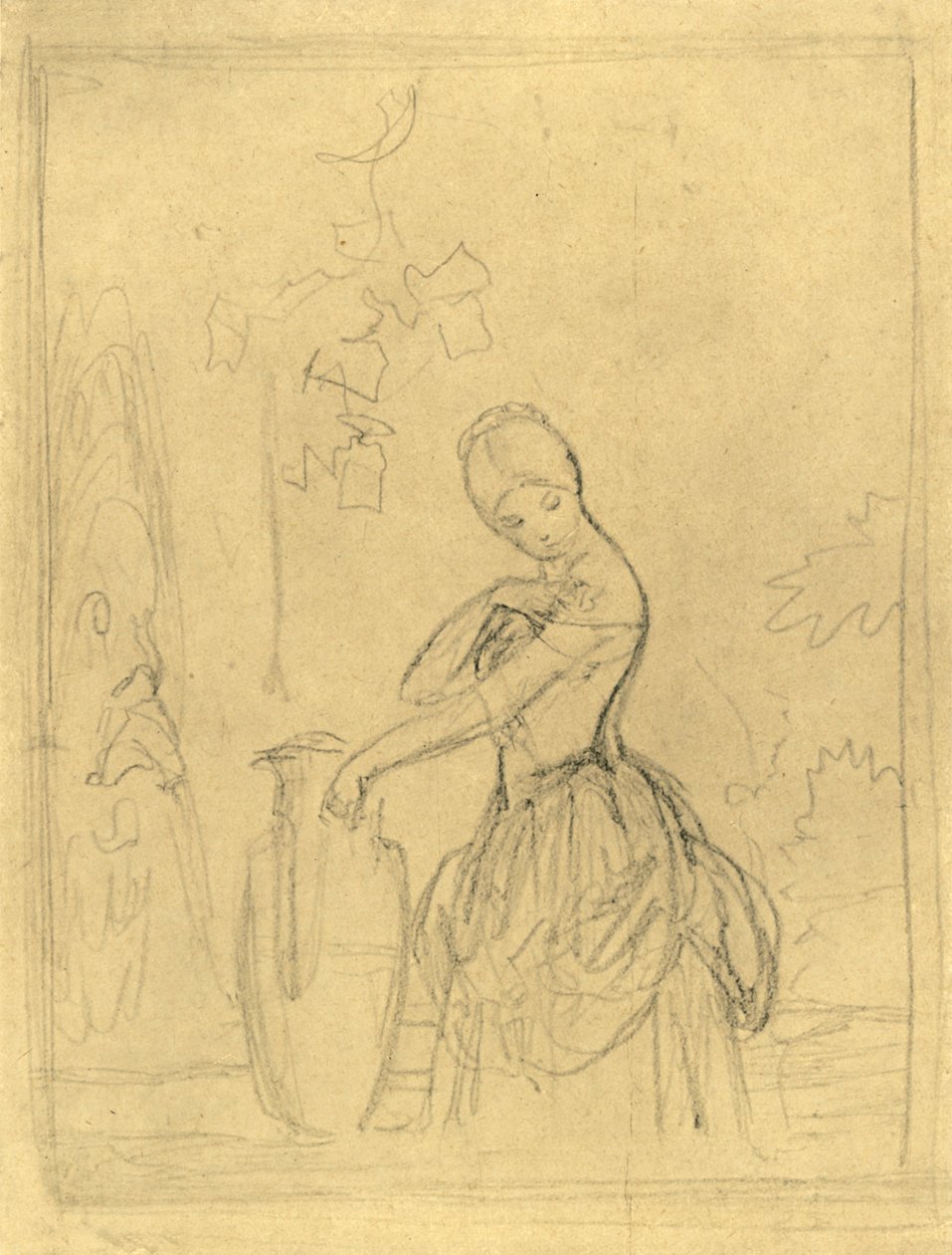 Der Käfer, mitten av slutet av 1800-talet, c1924. av Carl Spitzweg