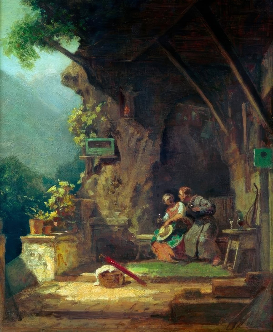 Den förälskade eremiten av Carl Spitzweg