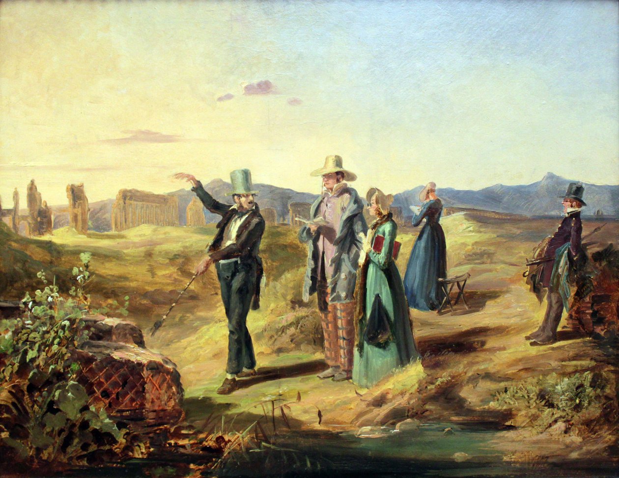  Engelska i Campagna av Carl Spitzweg