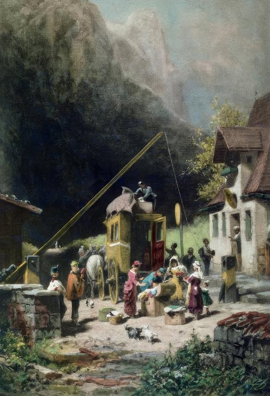 Endast tankar är tullfria av Carl Spitzweg