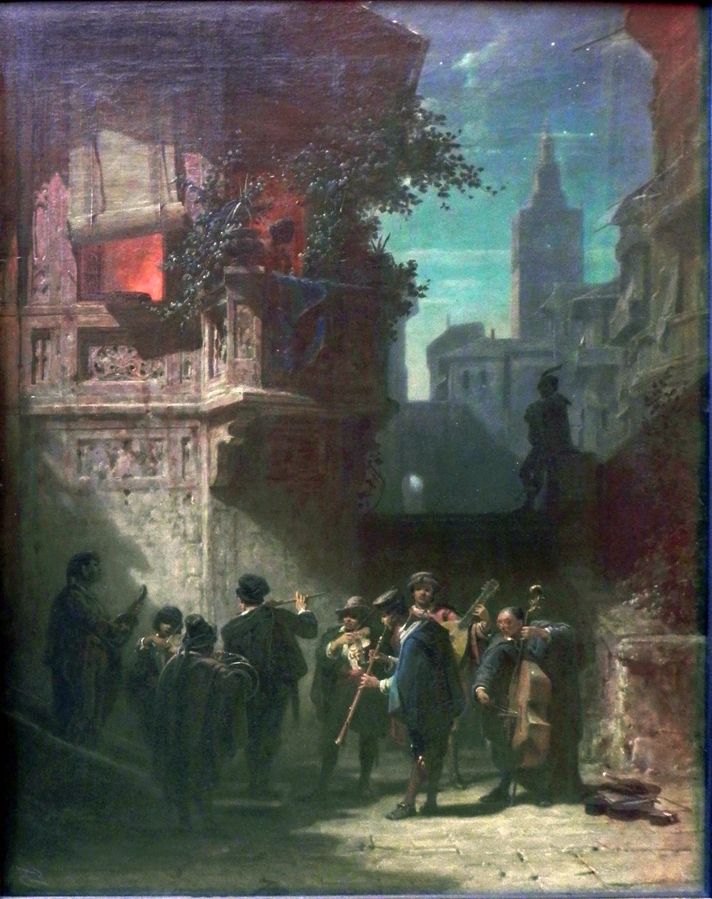 Spansk serenad av Carl Spitzweg