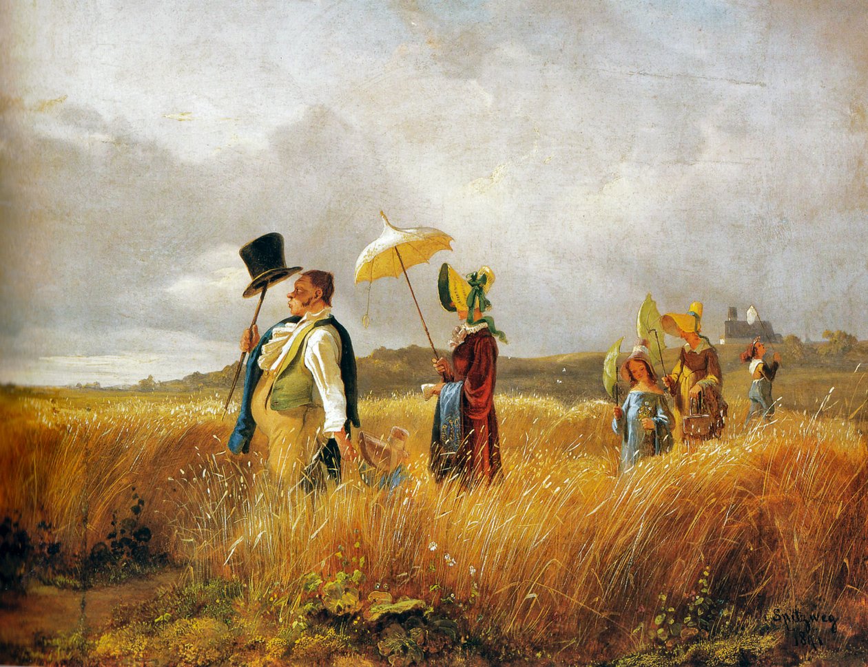 Söndagspromenad av Carl Spitzweg