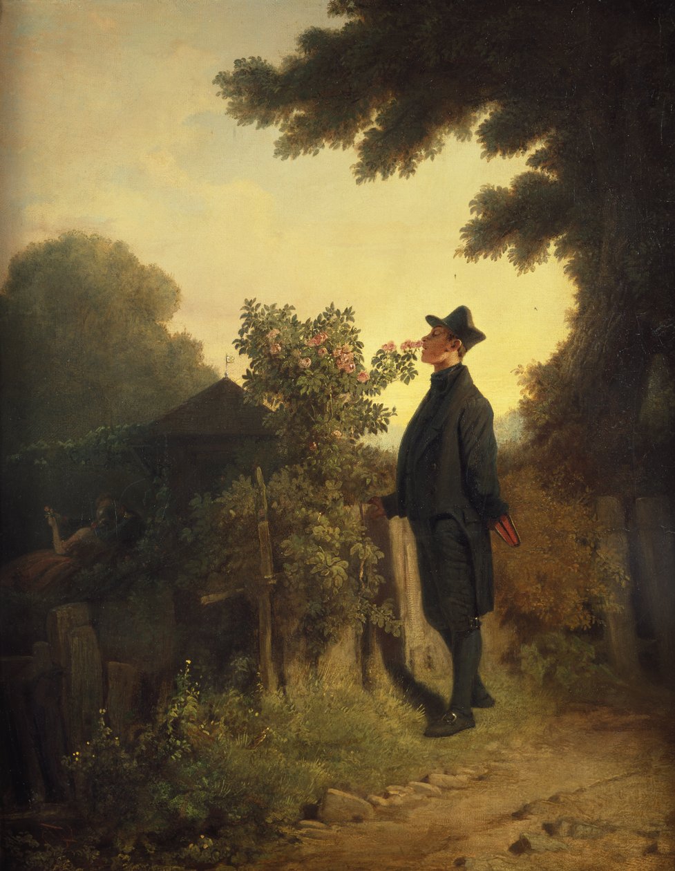 Rosälskaren av Carl Spitzweg