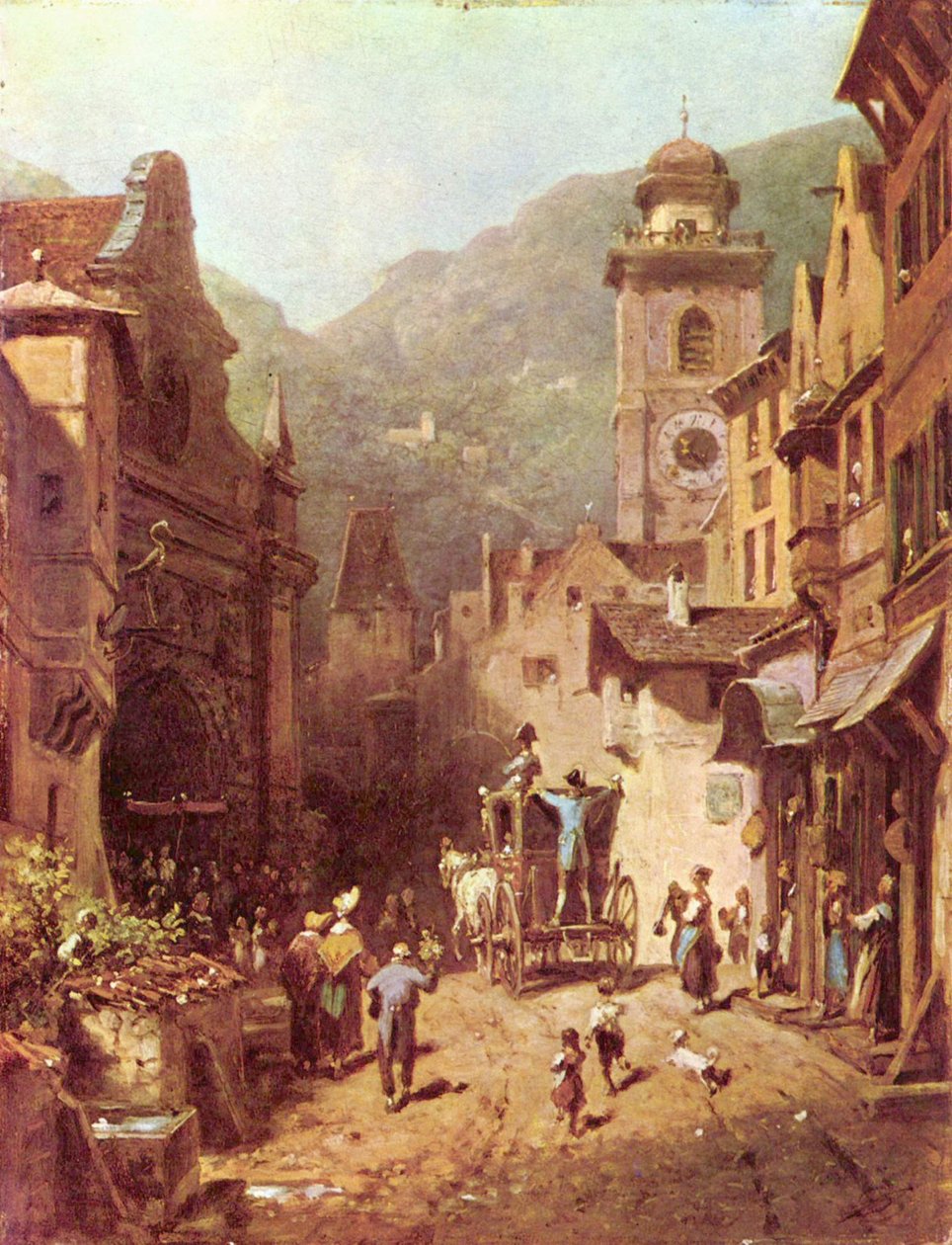 Den lokale furstens besök av Carl Spitzweg