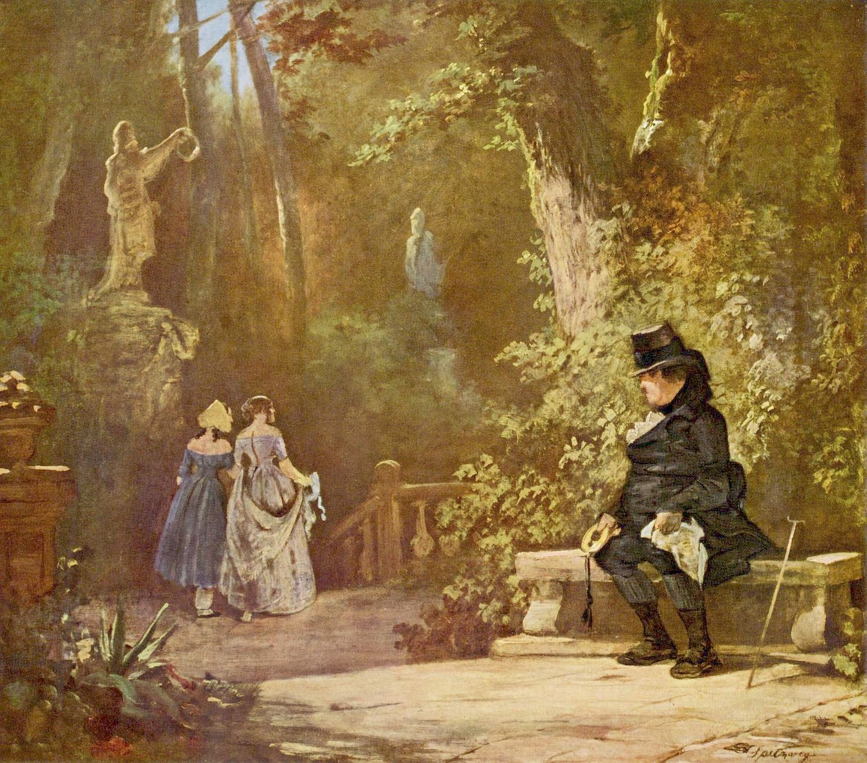 Änklingen av Carl Spitzweg