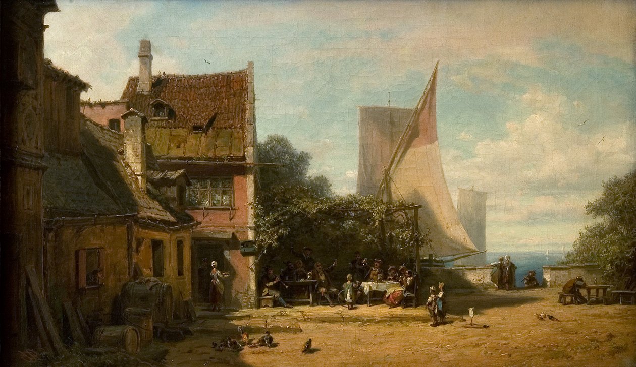 Krogen vid sjön av Carl Spitzweg