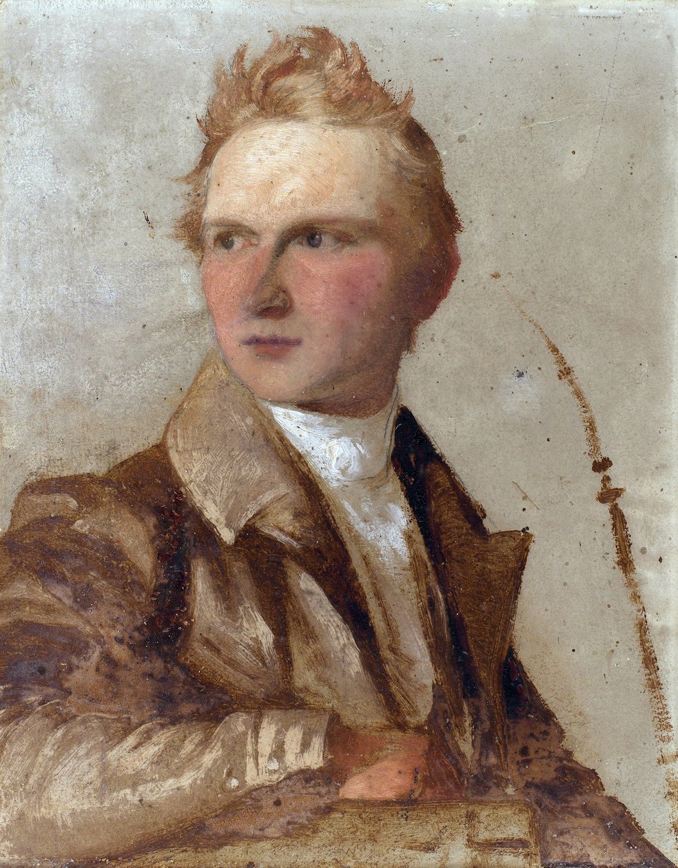 Porträtt av Wilhelm von Kuegelgen (1802-1867) par Neff, Timofei Andreyevich (Carl Timoleon von Neff) (1805-1876) av Carl Timoleon von Neff