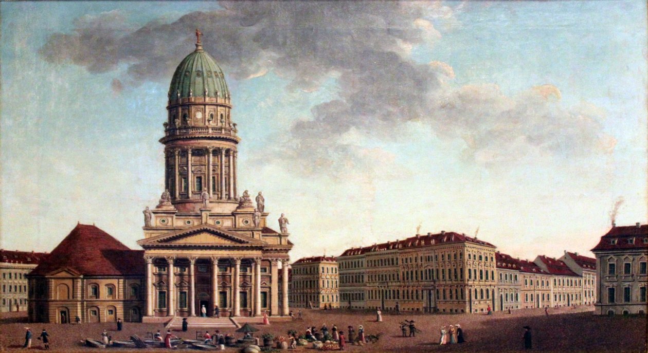 Gendarmenmarkt i Berlin, hörn mellan Markgrafenstrasse och Jägerstrasse av Carl Traugott Fechhelm