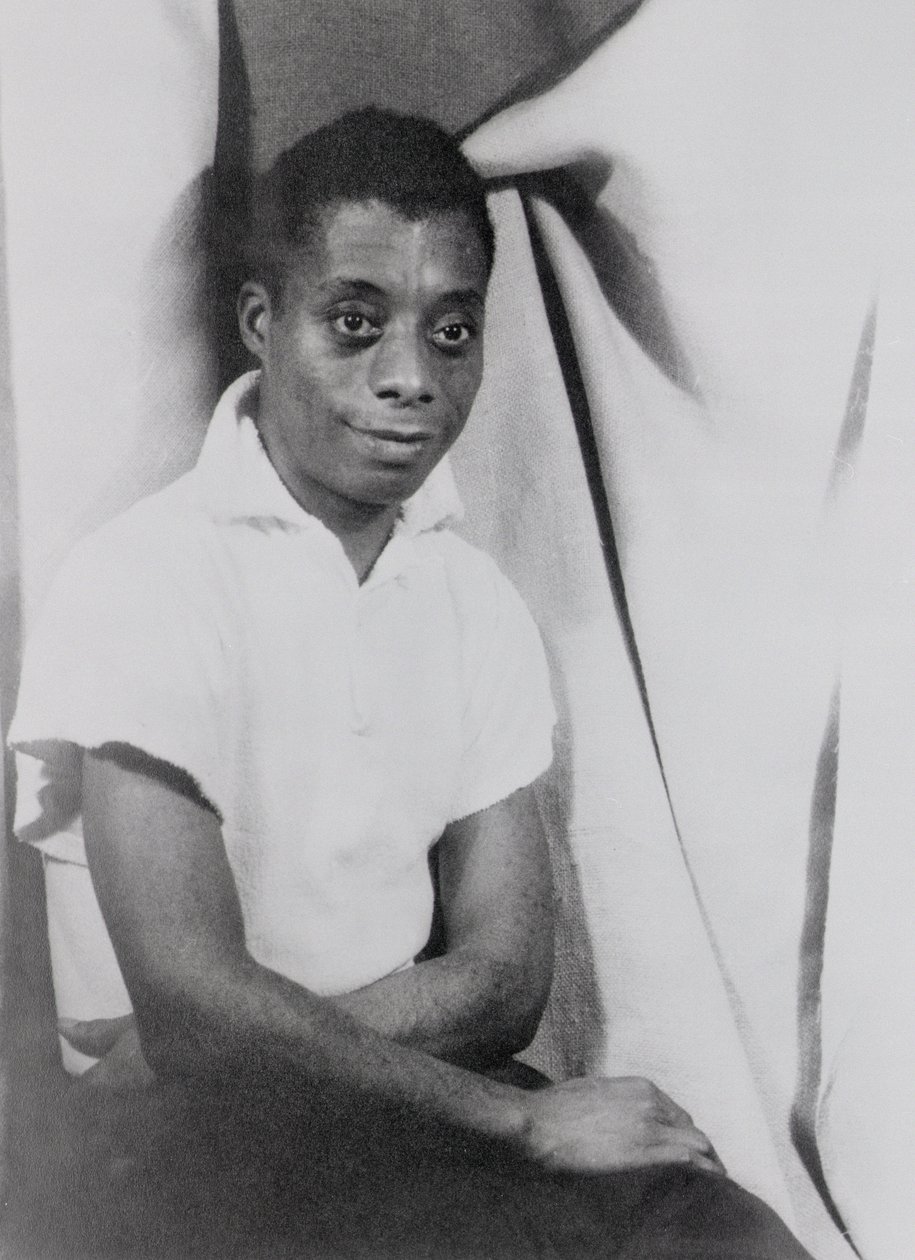 James Baldwin (1924-87) 13 september 1955 (silvertryck med gelatin) av Carl Van Vechten