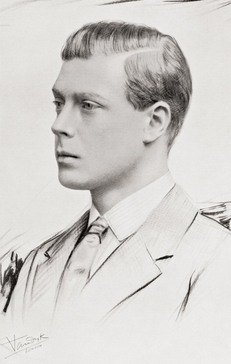 Prins Edward, framtida Edward VIII, senare hertig av Windsor av Carl Vandyk