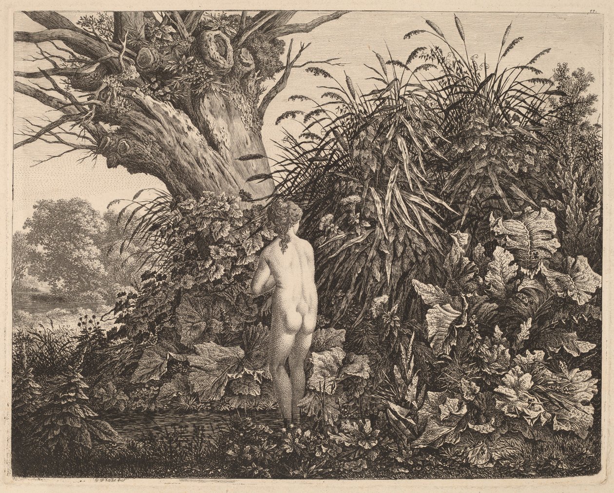 Badjungfru av Carl Wilhelm Kolbe