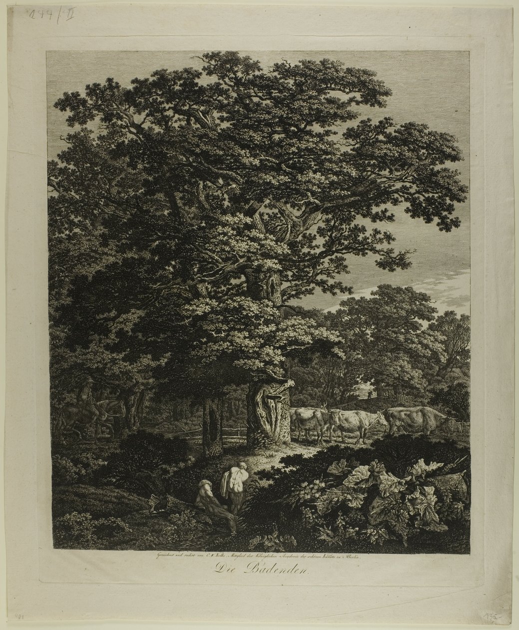 Badgäster av Carl Wilhelm Kolbe, the elder