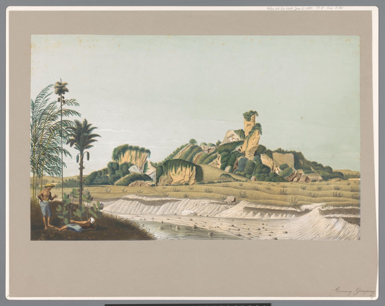 Kalksten på Java av Carl Wilhelm Mieling (possibly)