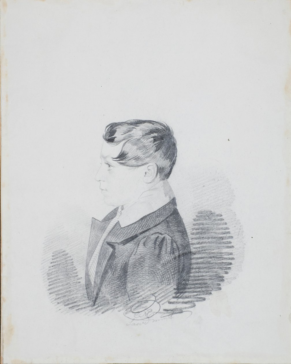 Porträtt av greve Leonid Mikhailovich Golitsyn 1806-1860, 1830-talet. av Carl von Hampeln