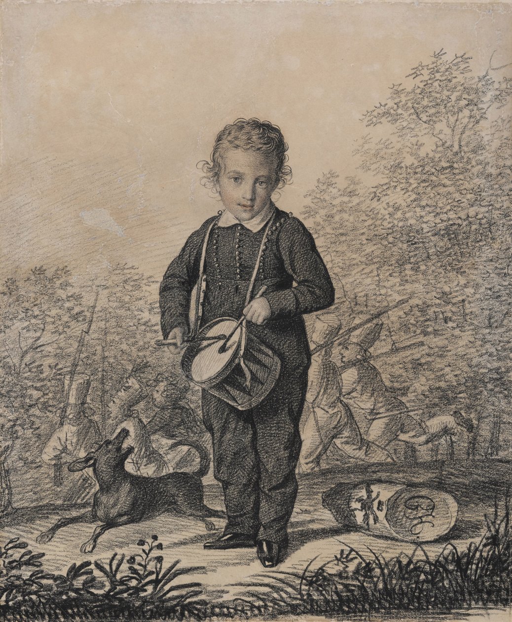 Porträtt av Timofey Korsakov, tidigt 1820-tal. av Carl von Hampeln
