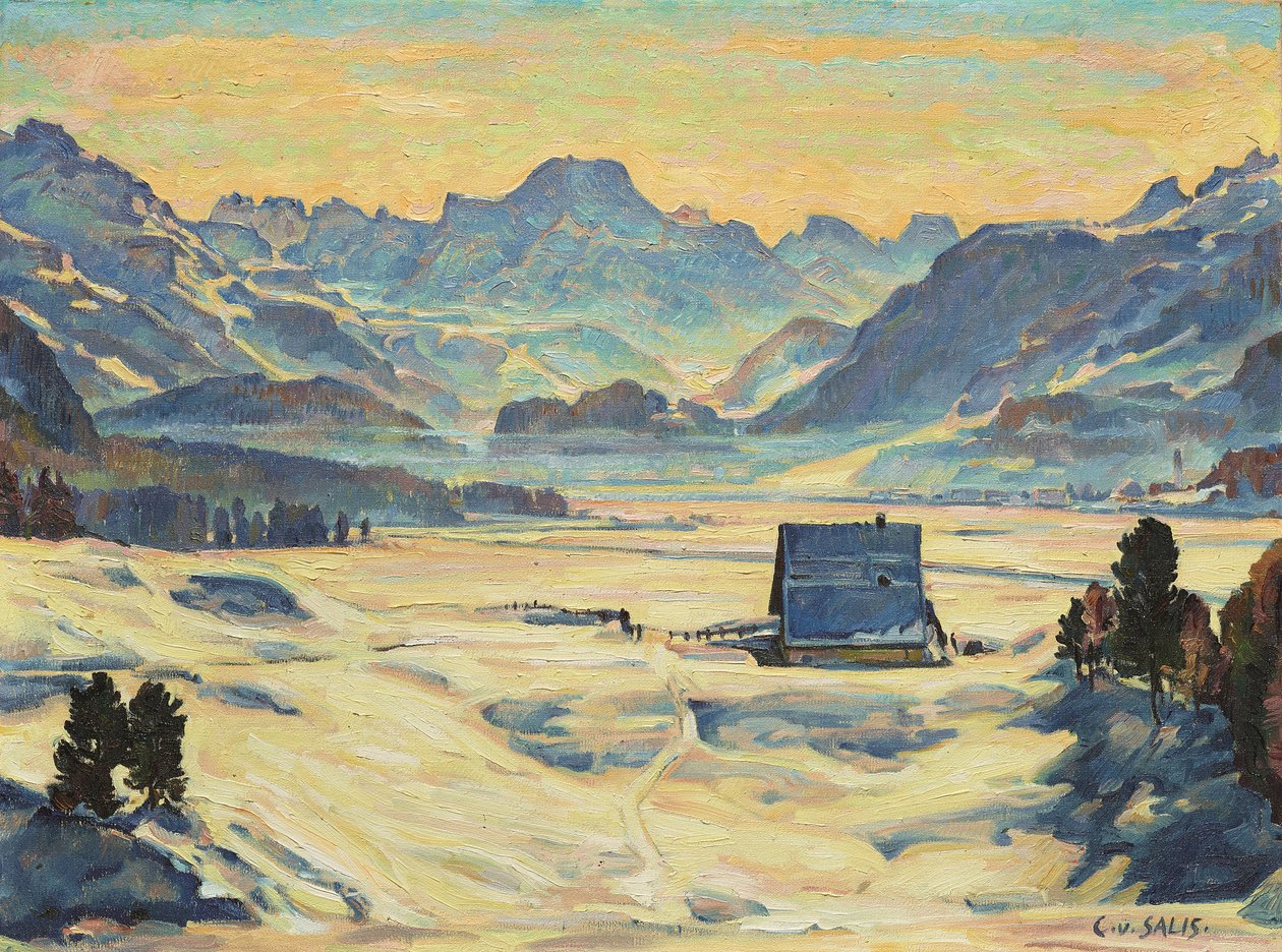 Champesch II (olja på duk) av Carl von Salis