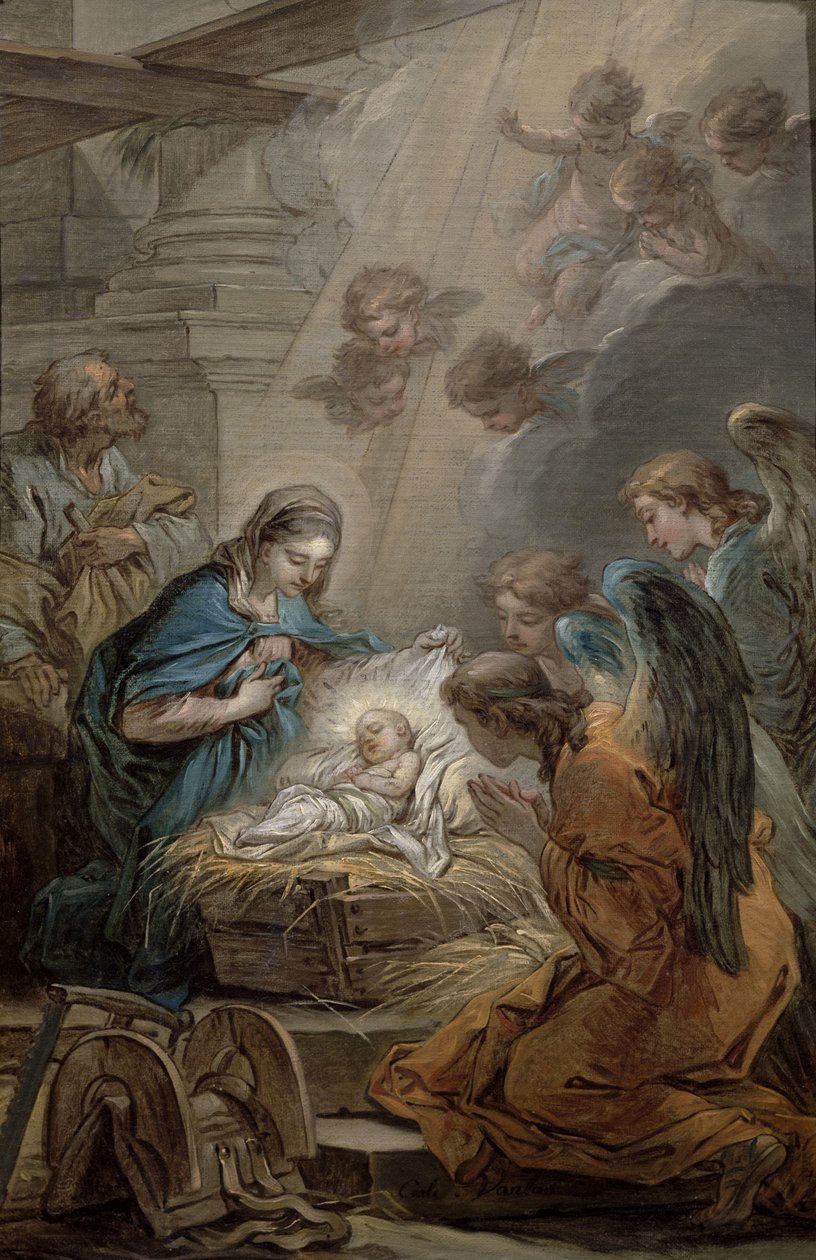 Nativity av Carle van Loo