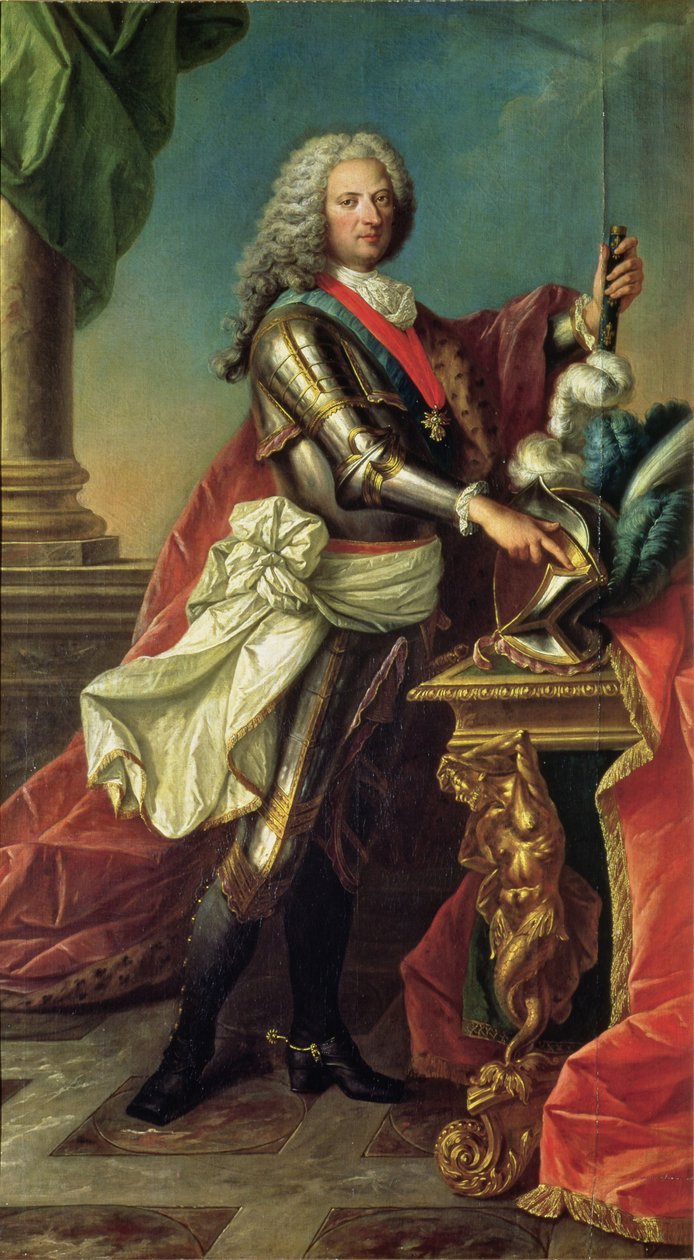 Porträtt av regenten Philippe d