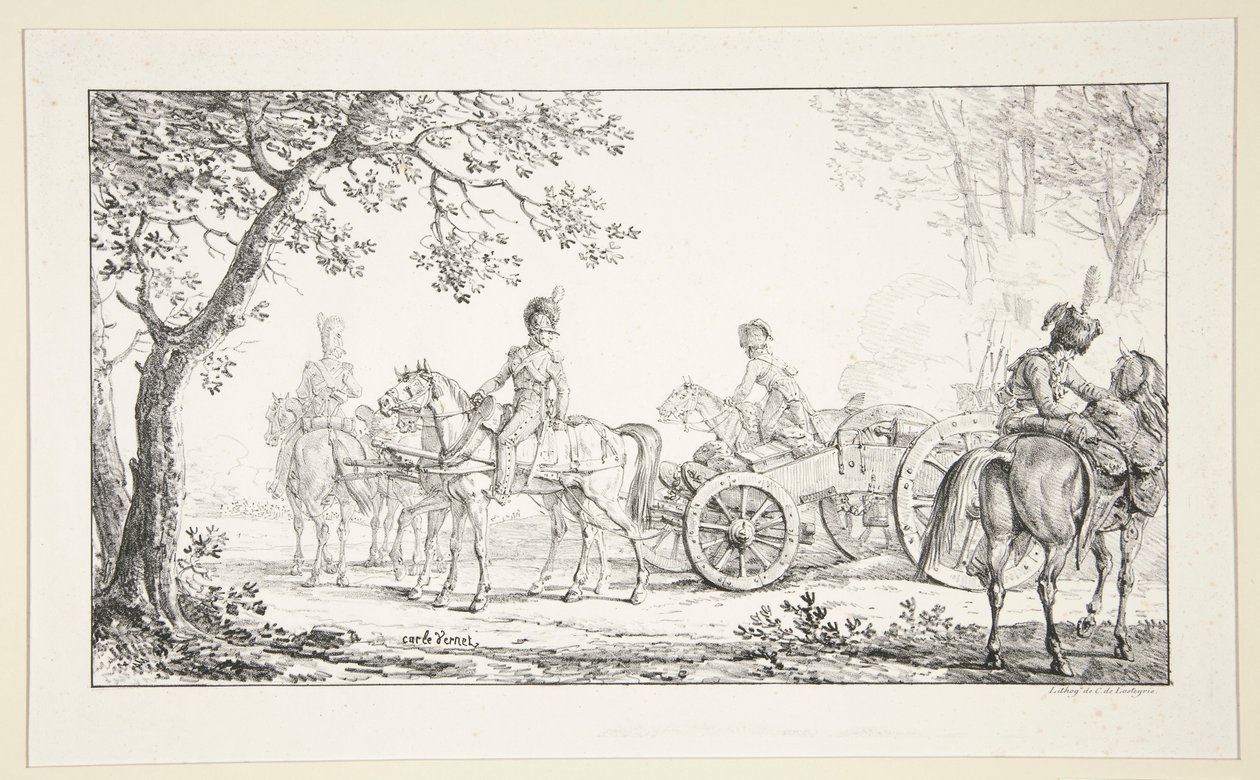 Artillerimarsch av Carle Vernet