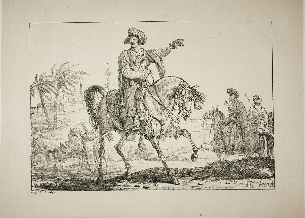 Chef Mameluk av Carle Vernet