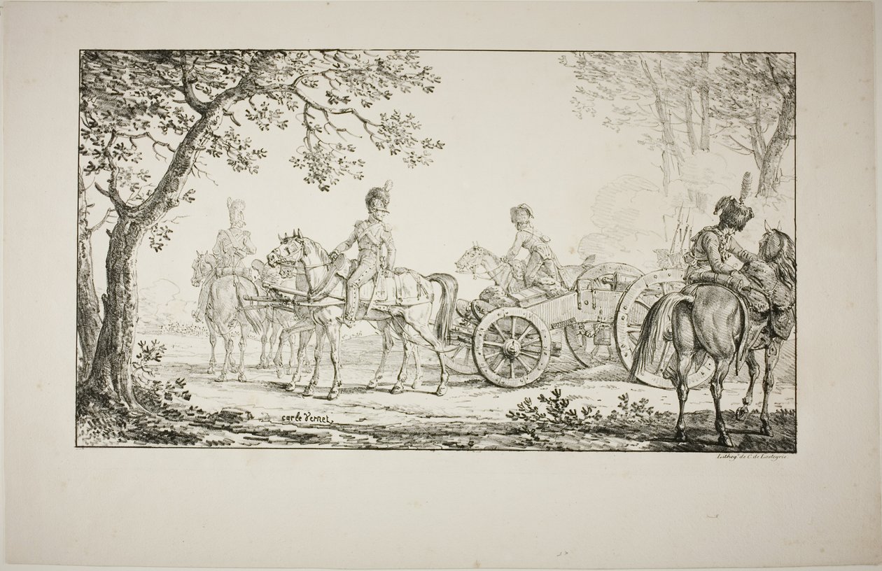 Utnyttjat artilleri av Carle Vernet