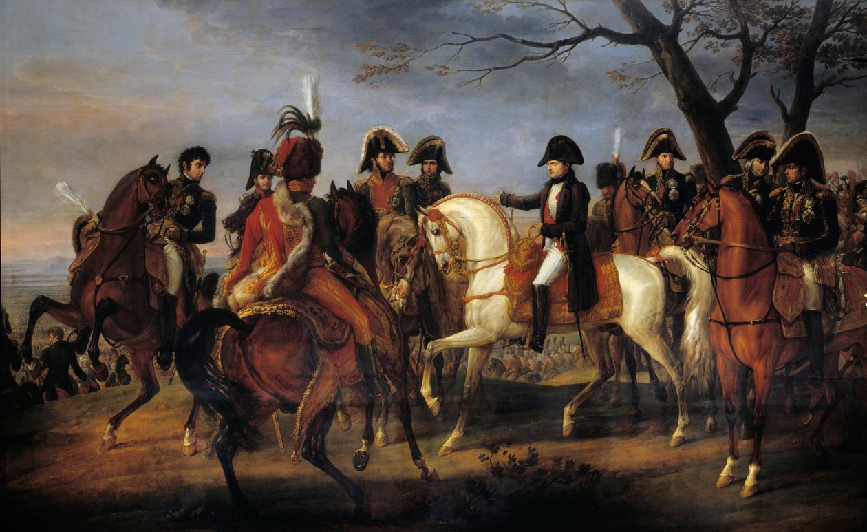 Napoleon gav ordern före slaget vid Austerlitz den 2 december av Carle Vernet
