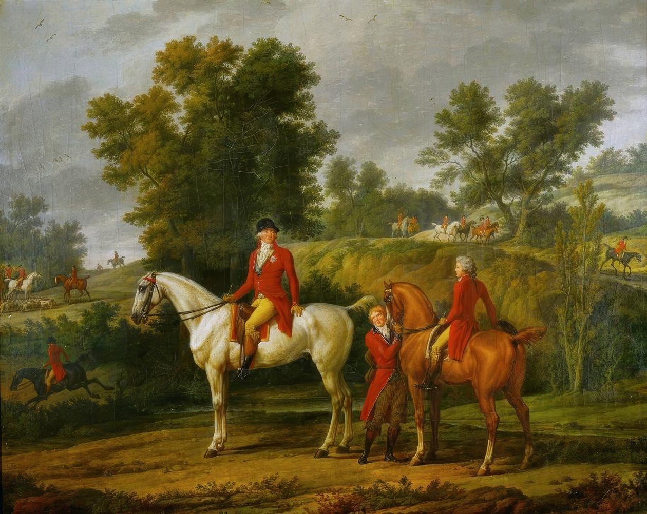 Philippe Egalite med son / Vernet av Carle Vernet