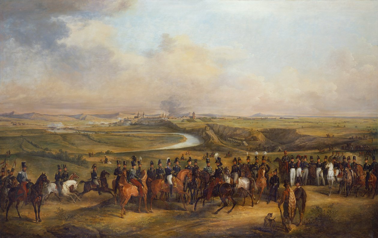 Intagandet av Pamplona av marskalk Lauriston, oktober av Carle Vernet
