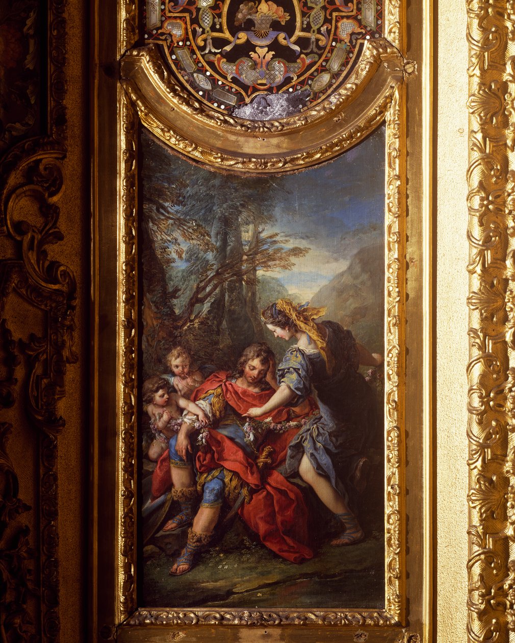 Armada som kedjar Ronaldo, av Carle van Lo (1705-1765), Royal Palace (Palazzo Riley), Turin, Italien av Carle van Loo