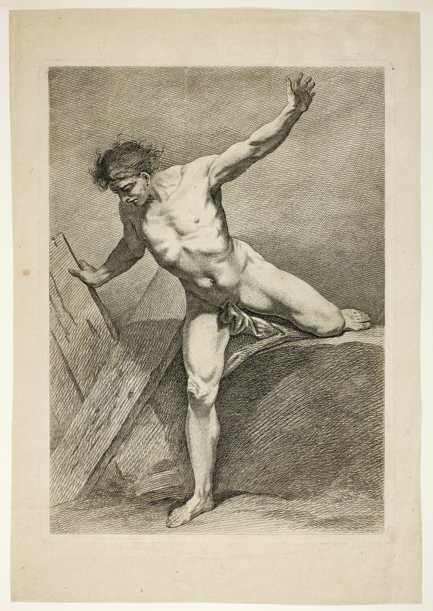 Figur, från Six Figures Académiques av Carle van Loo