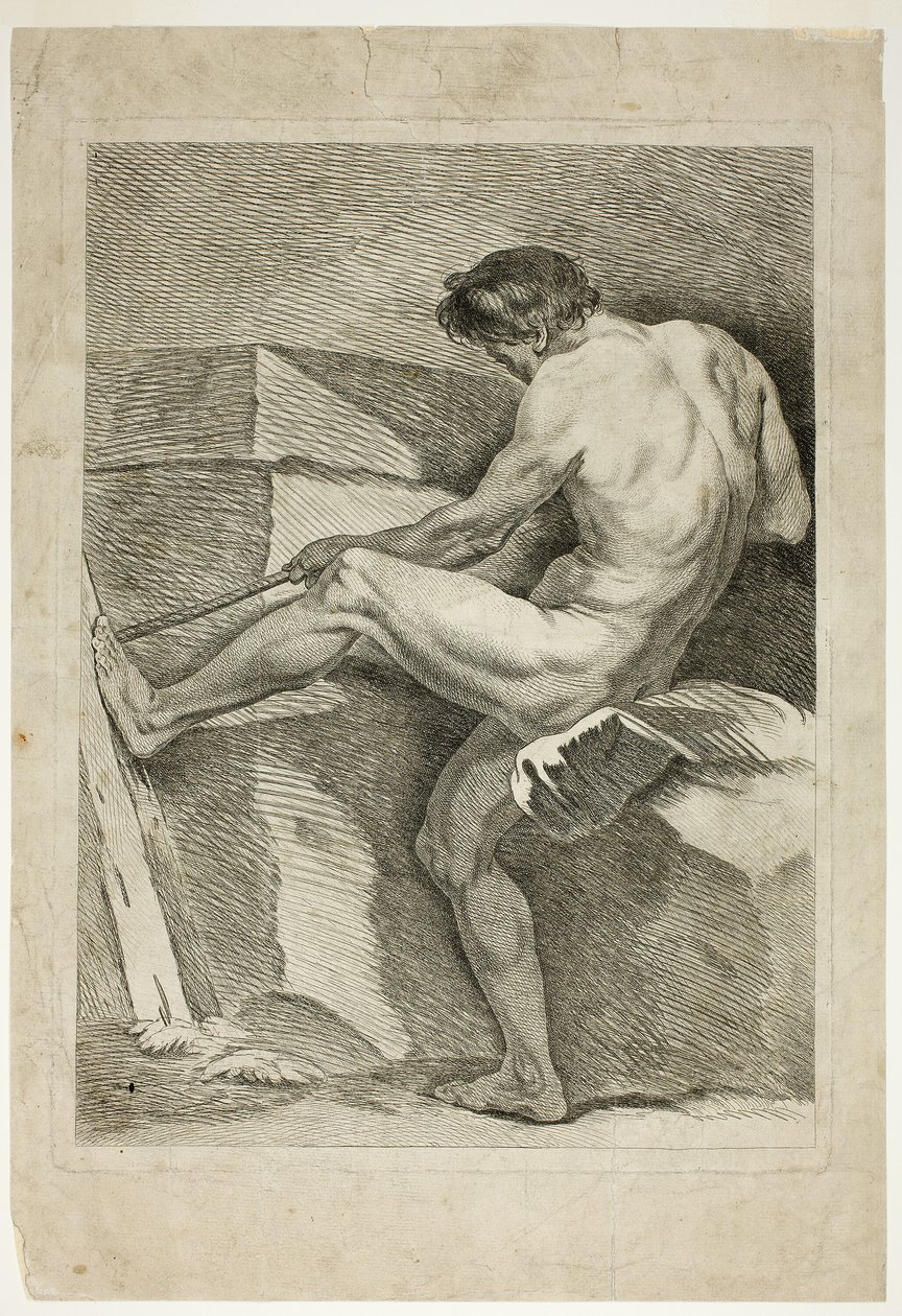 Figur, från Six Figures Académiques av Carle van Loo