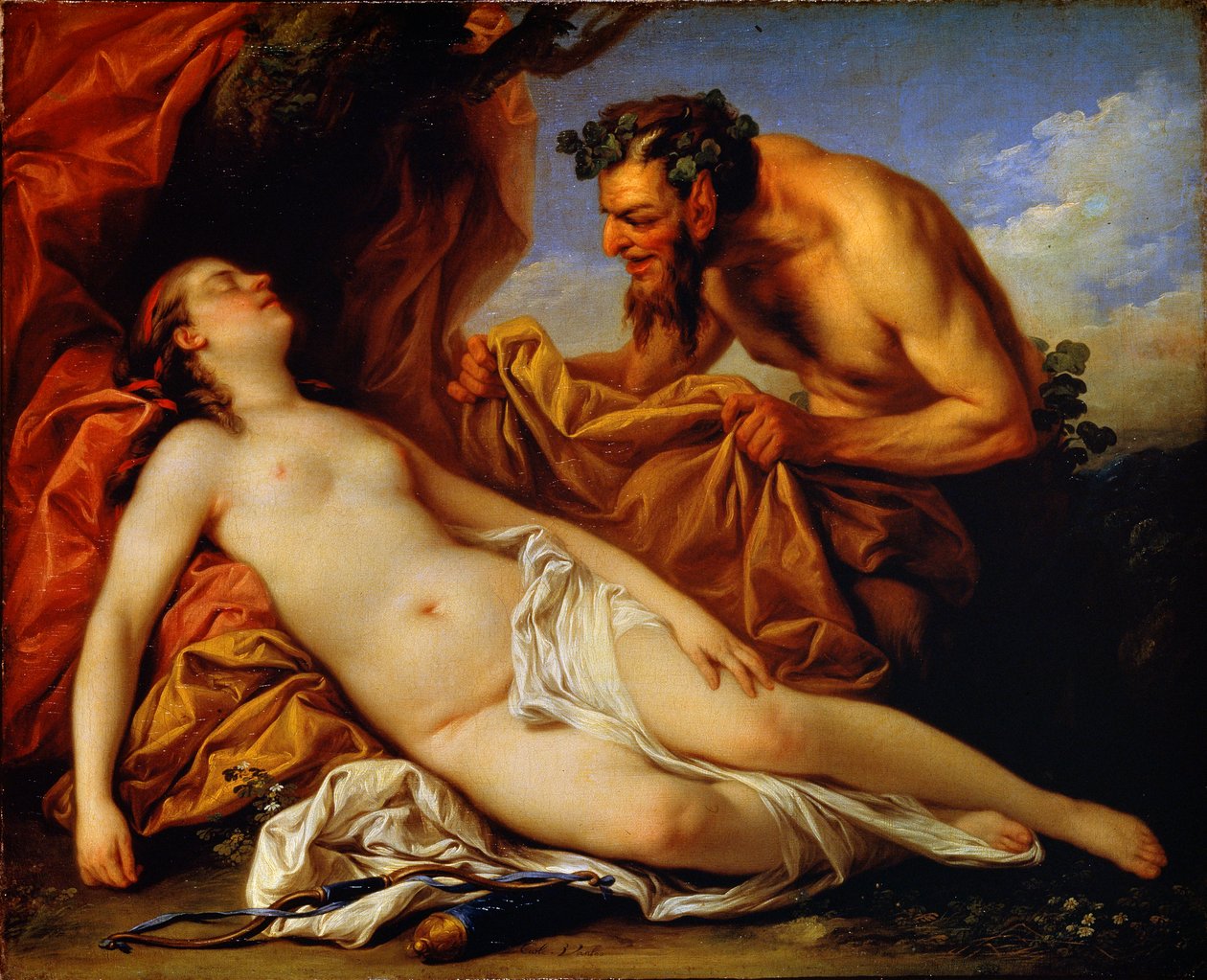 Jupiter och Antiope, c1753 av Carle van Loo