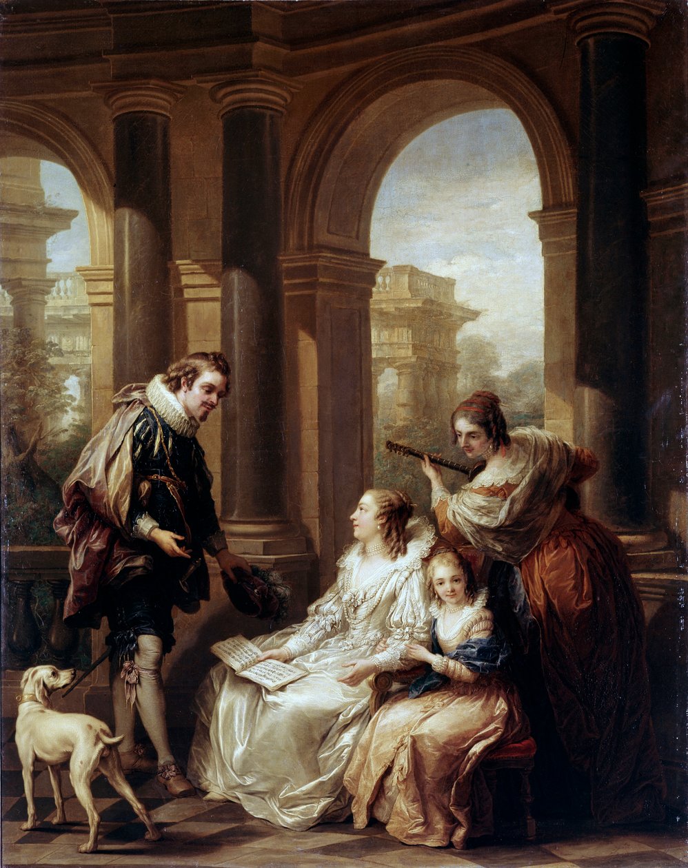 Den spanska konserten, 1754 av Carle van Loo