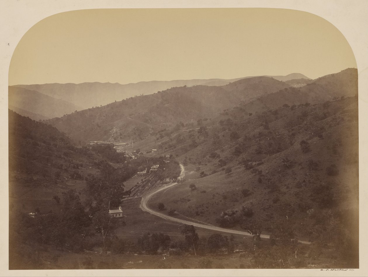 (Nya Almaden) av Carleton E. Watkins