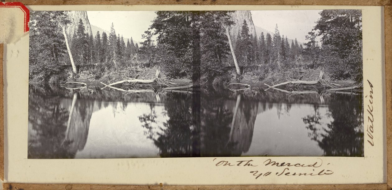 På Merced Yosemite av Carleton E. Watkins