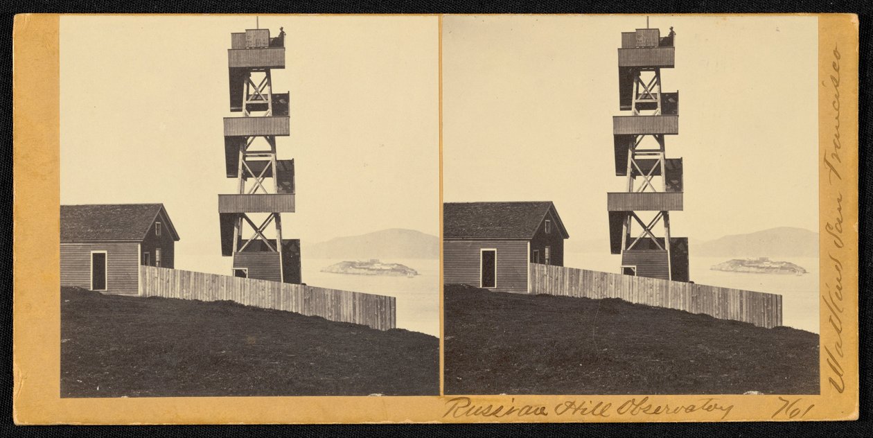 Observatoriet på Russian Hill av Carleton E. Watkins