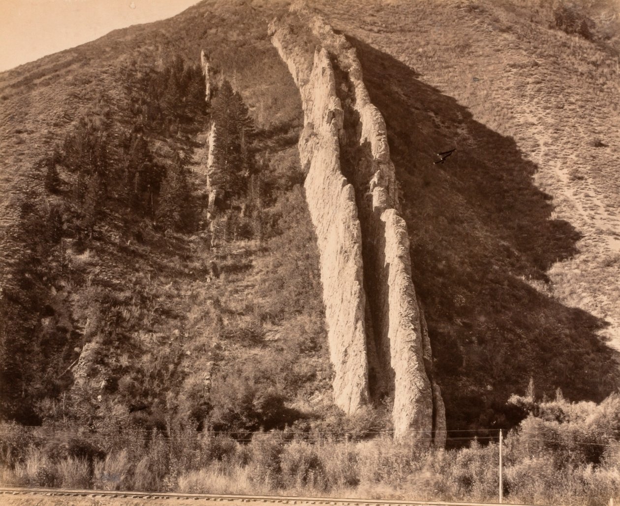 Djävulens rutschkana av Carleton E. Watkins