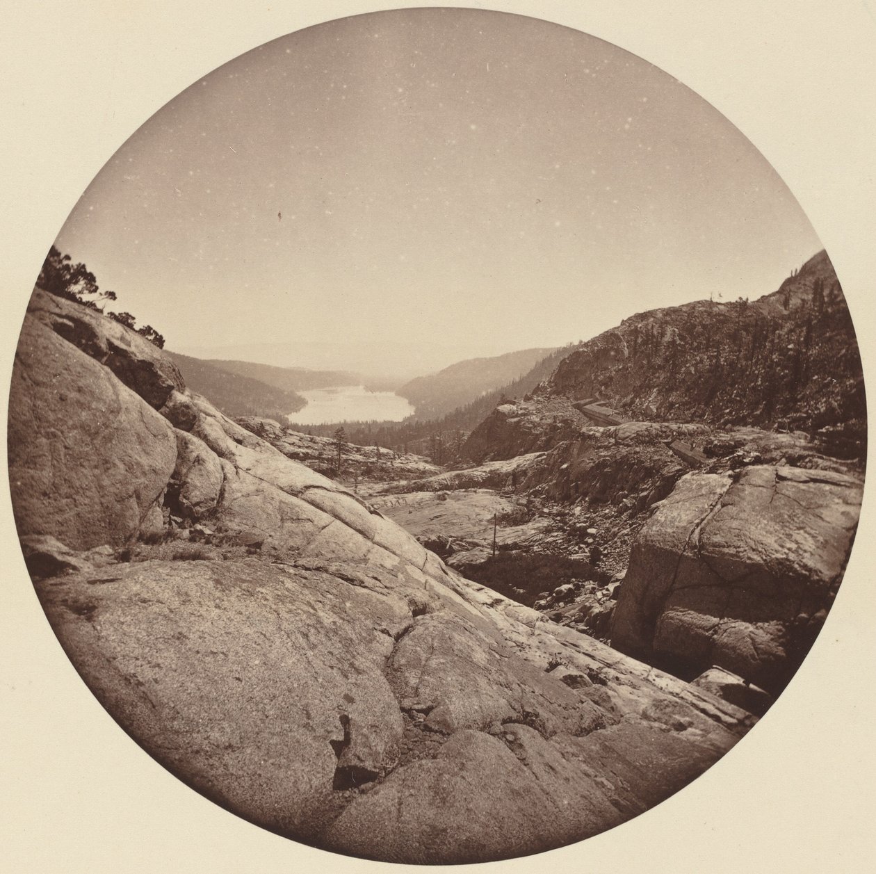 Donner Lake, Kalifornien av Carleton E. Watkins